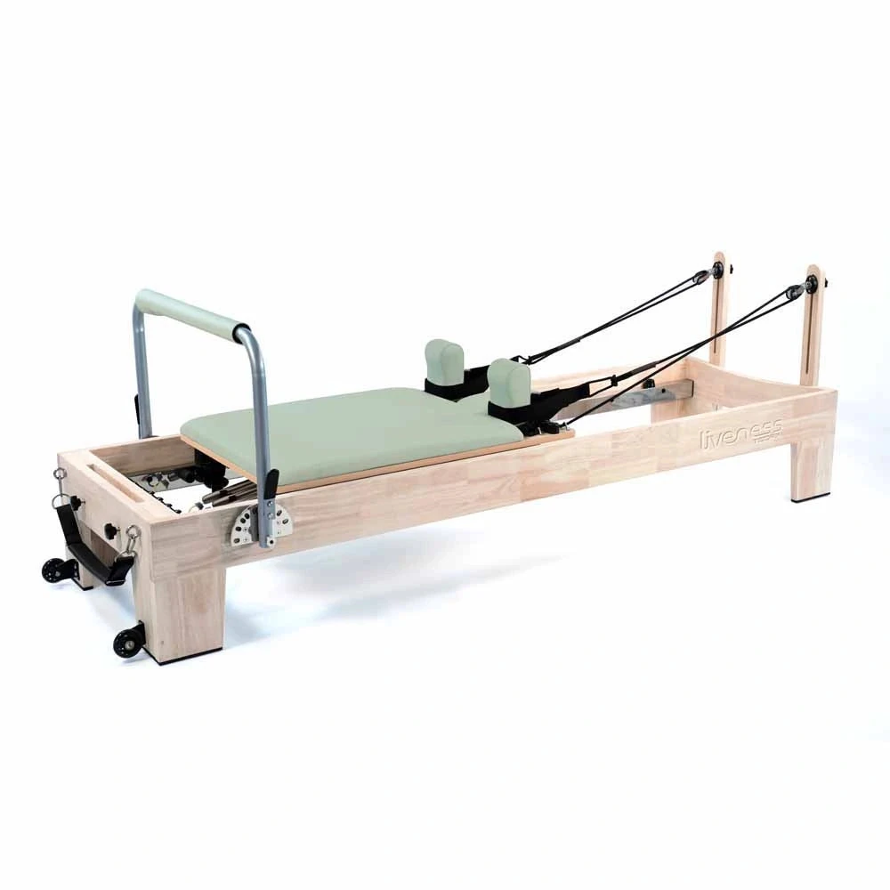 Reformer in legno di quercia naturale colore Green Tea Liveness - PTX-5000G