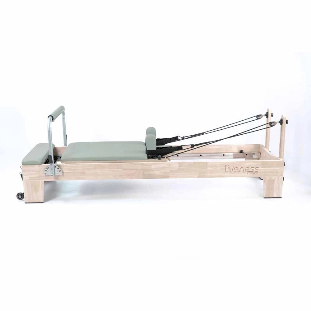 Reformer in legno di quercia naturale colore Green Tea Liveness - PTX-5000G