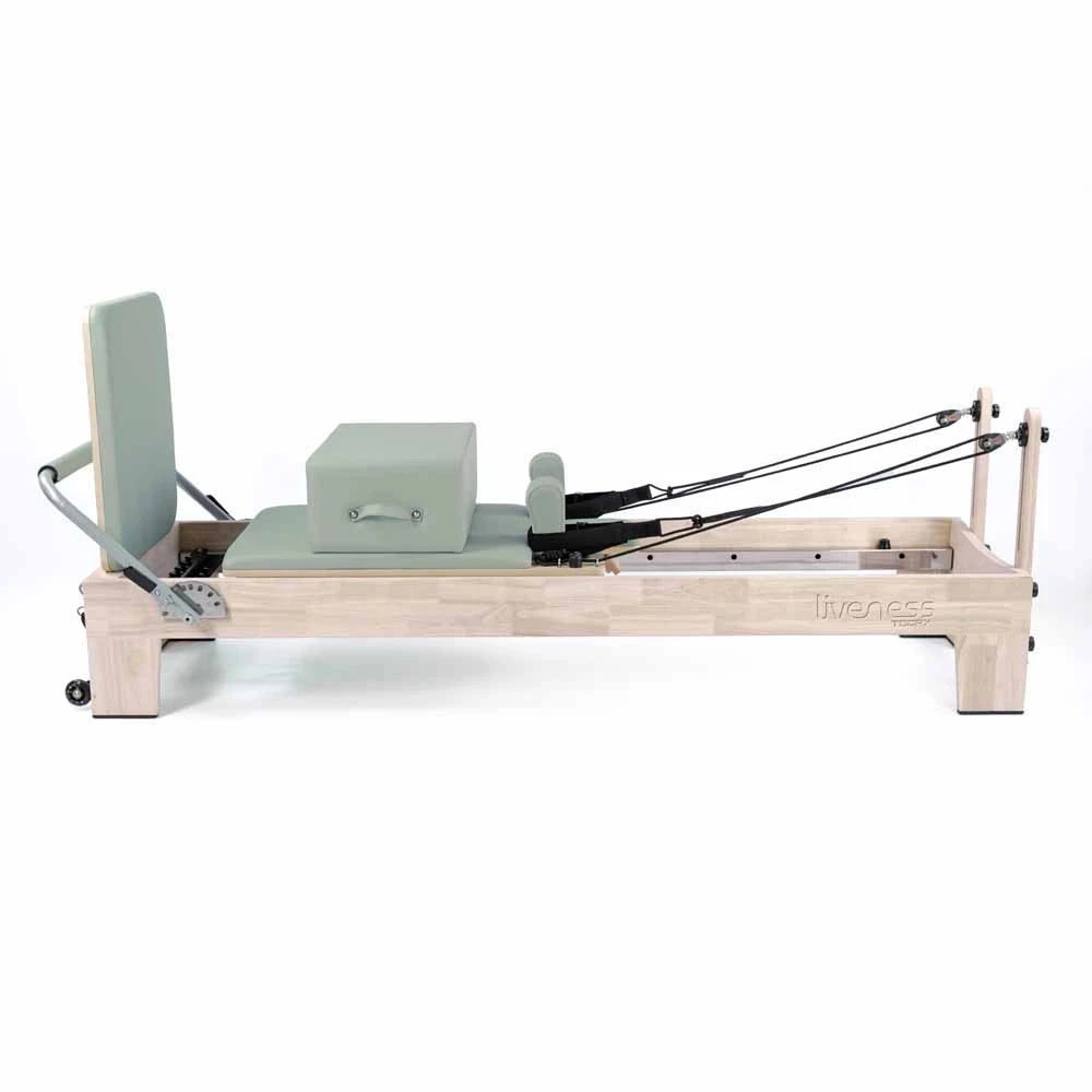 Reformer in legno di quercia naturale colore Green Tea Liveness - PTX-5000G