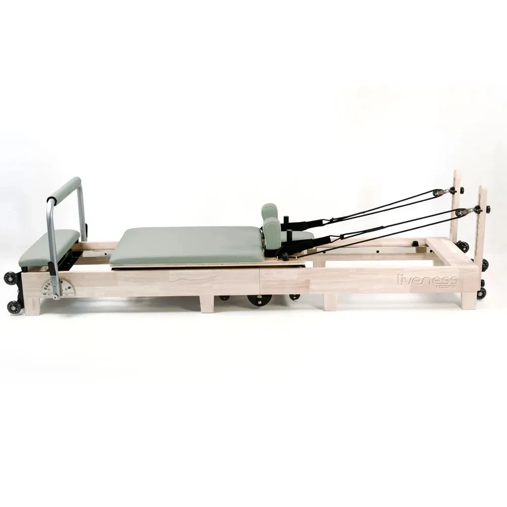 Liveness Reformer in legno di quercia naturale pieghevole Green Tea PTX-3000G