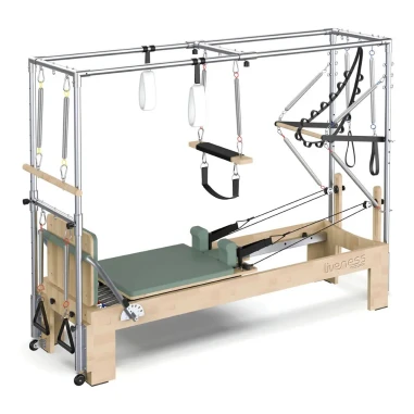 Cadillac Reformer in legno di quercia naturale - Liveness PTX-6000G