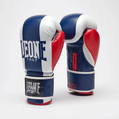 Guanti Boxe Color Block - Blu - Leone 1947