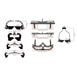 Set Prese regolabili 8 pz - Diamond