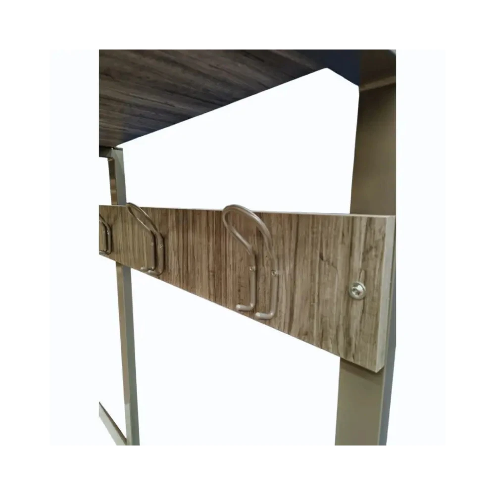 Panca Spogliatoio con schienale e poggia borse mod. design