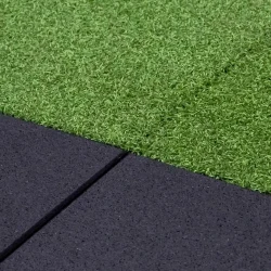 Mattonelle di erba sintetica per palestra - Verde