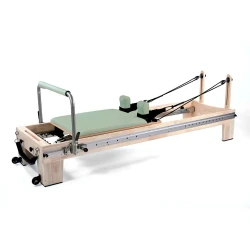 Reformer in legno di quercia naturale full track PTX 5500 Green Tea