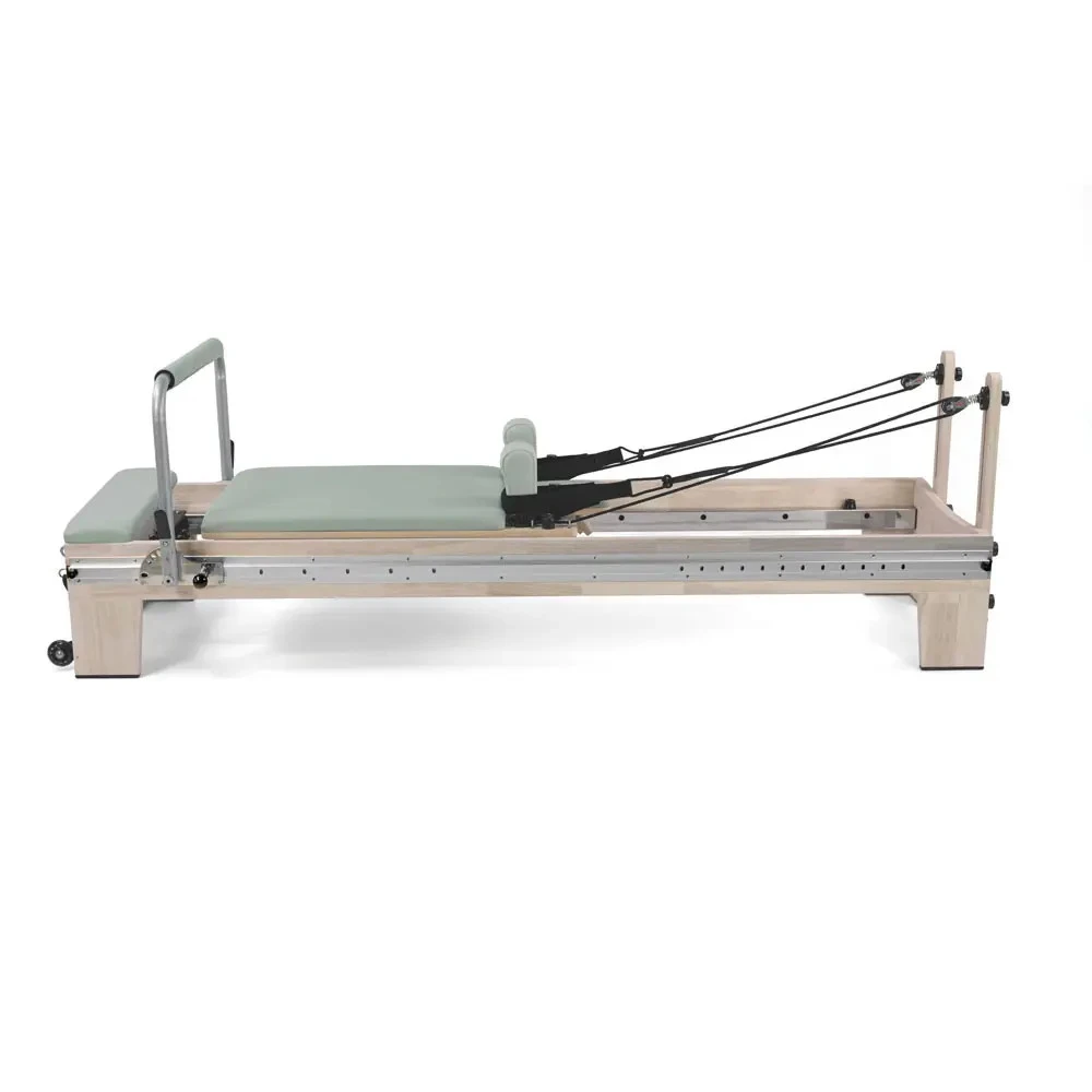 Reformer in legno di quercia naturale full track PTX 5500 Green Tea
