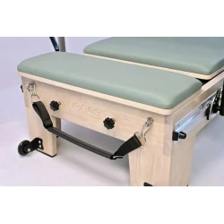 Reformer in legno di quercia naturale full track PTX 5500 Green Tea