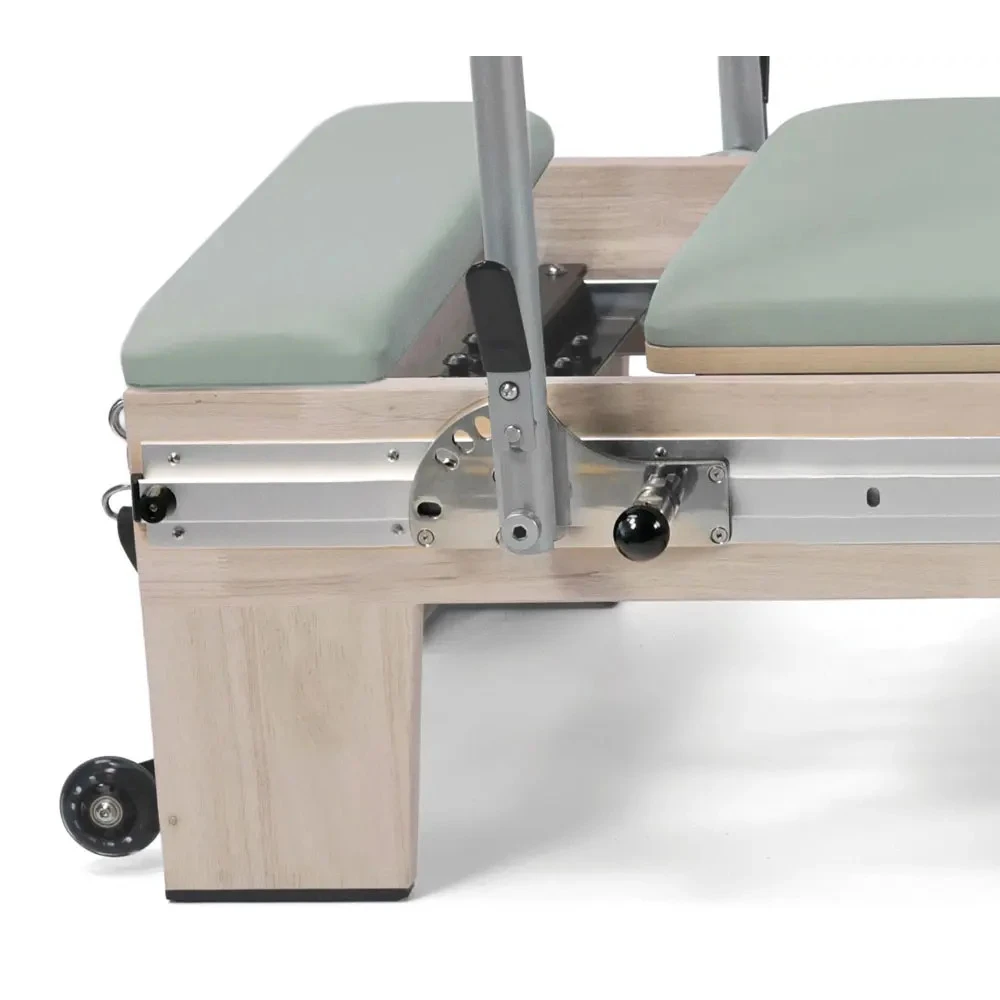 Reformer in legno di quercia naturale full track PTX 5500 Green Tea