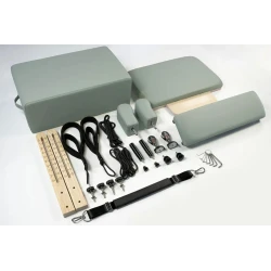 Reformer in legno di quercia naturale full track PTX 5500 Green Tea