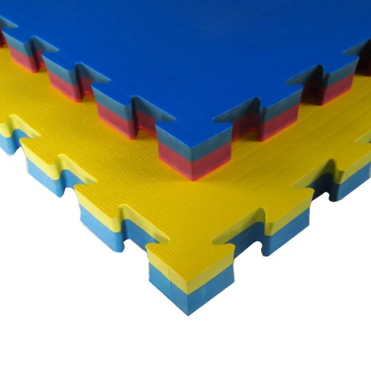 Tatami Judo Eva 4 cm - Giallo/Blu e Rosso/Blu