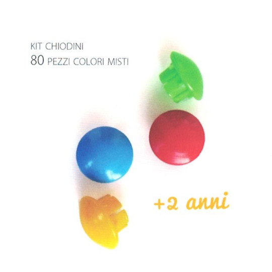 Kit chiodini (80 pezzi colori misti)