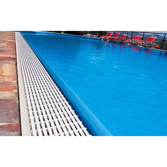 Griglie a canaletta per piscine