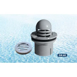Pilette di Scarico per Piscina in ABS da 2"1/2 - Compatto