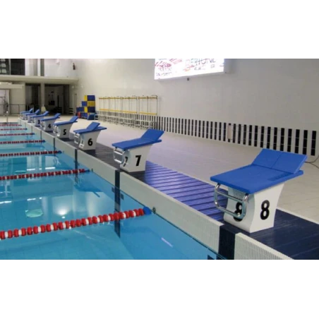Blocco di Partenza Piscina Basso 33x33 cm - Completo