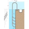 Scaletta Piscina Inox Stretta