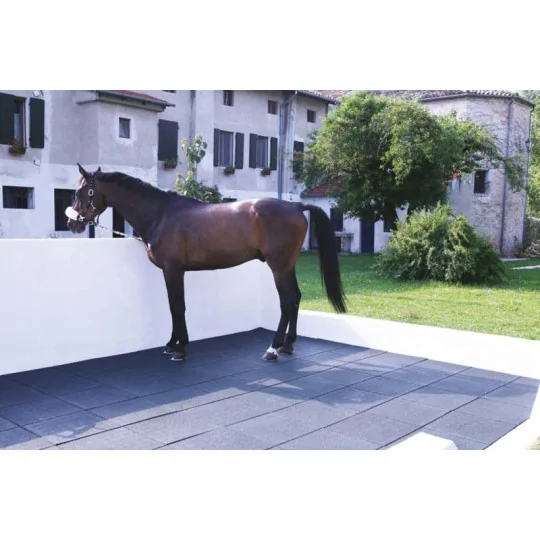 Pavimento antitrauma - Rubbertile Rosso