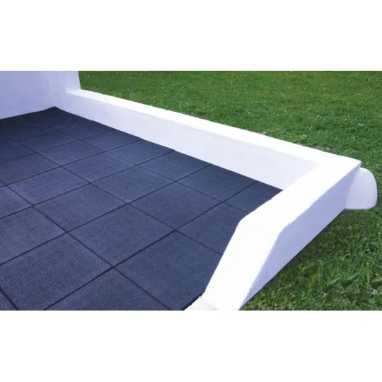 Pavimento antitrauma - Rubbertile Rosso