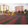 Pavimento antitrauma - Rubbertile Rosso