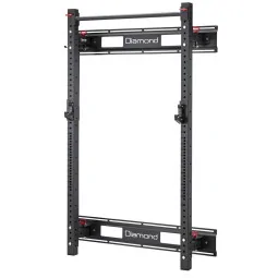 Foldable Power Rack Wall Mounted Diamond