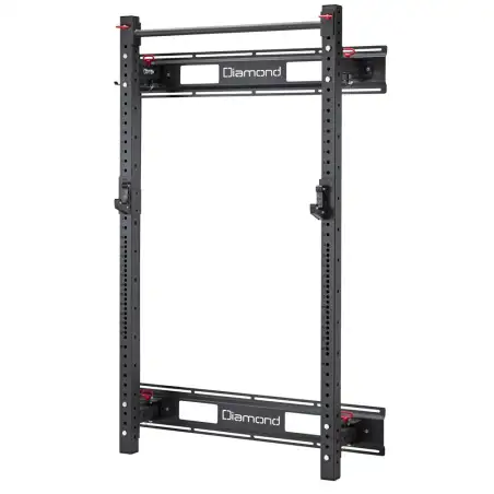 Foldable Power Rack Wall Mounted Diamond
