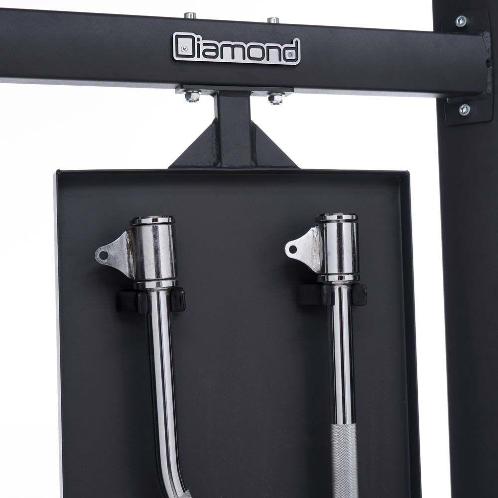 Stazione multifunzione Dual Pulley Cable Cross Pacco pesi acciaio 90kg