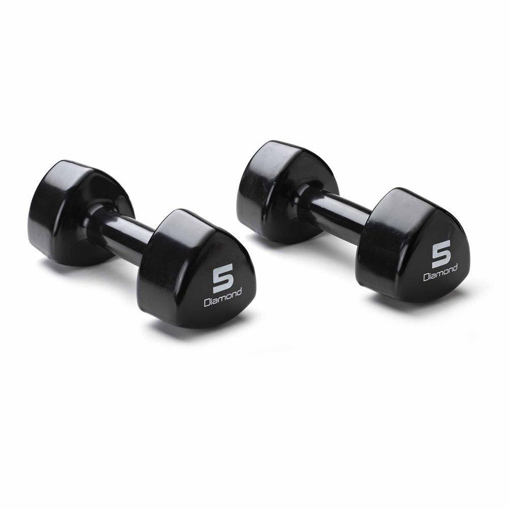 Set Manubri Schildkröt In Vinile - 2 Pezzi Da 0,5 Kg L'uno Per Fitness - Foto 3