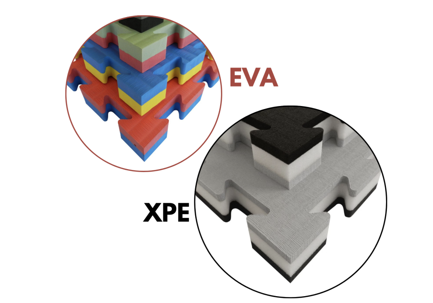 Tatami: in EVA o in XPE? Differenze e caratteristiche delle due schiume.