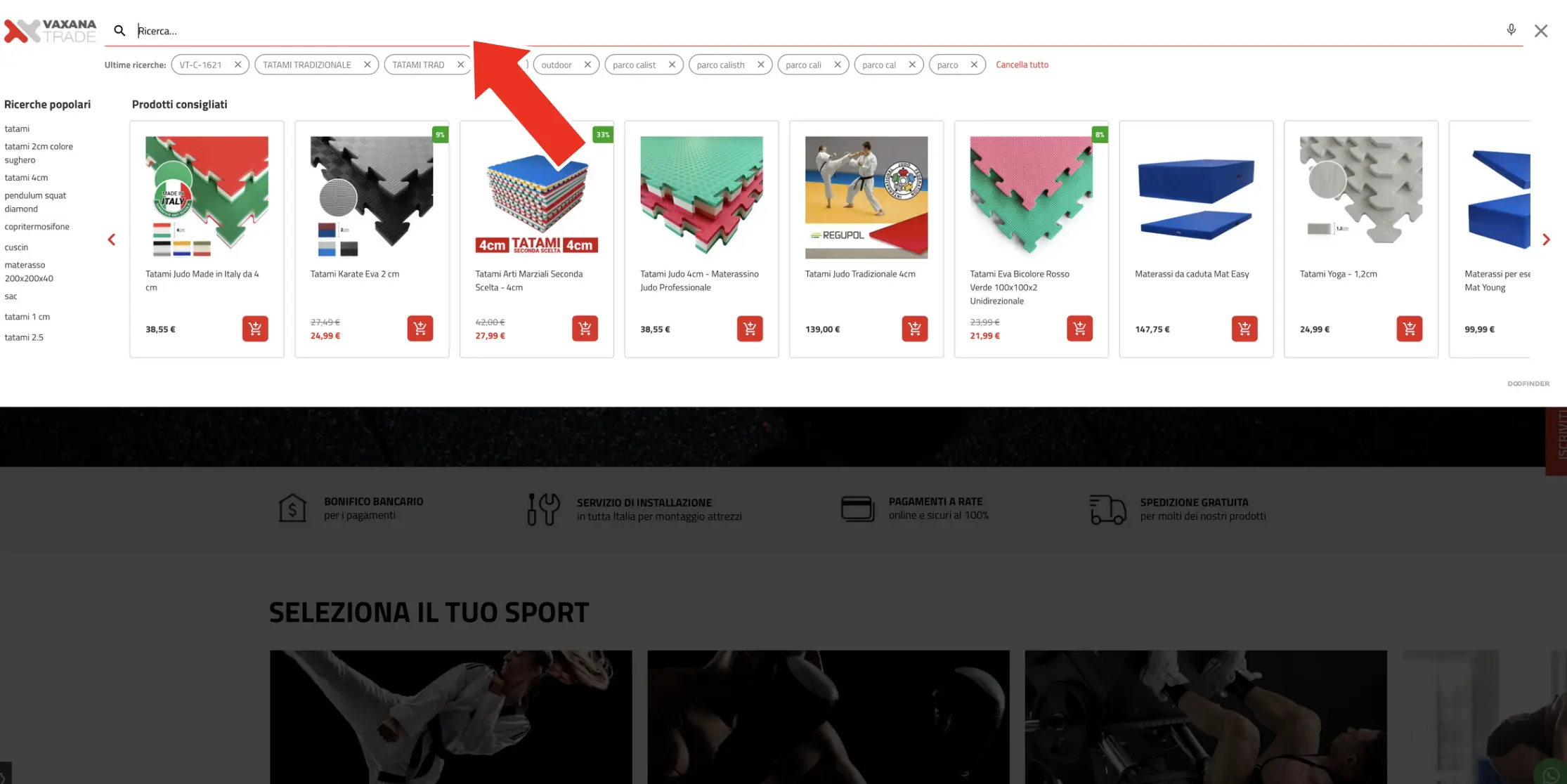 Pavimenti palestra & home gym